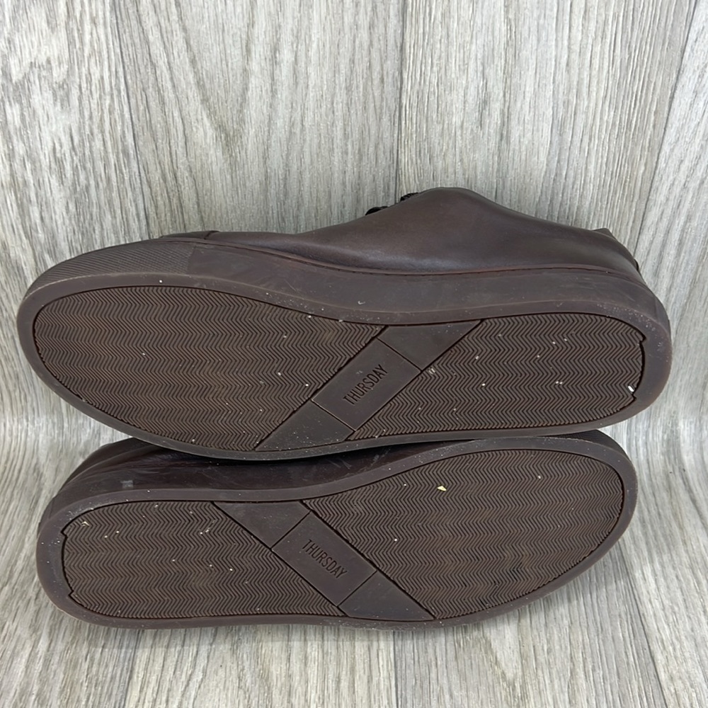 Thursday Boot Company Brown Leather Sneakers - Picture 10 of 10